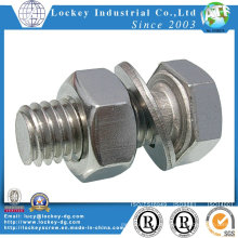 Acero inoxidable tornillo hexagonal Acero inoxidable tornillo hexagonal Acero inoxidable tornillo de cabeza